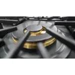 ESTUFA EMPOTRABLE DRIJA DE 76CM A GAS ITALIA76 CON VIDRIO TEMPLADO MATE DE 5 QUEMADORES